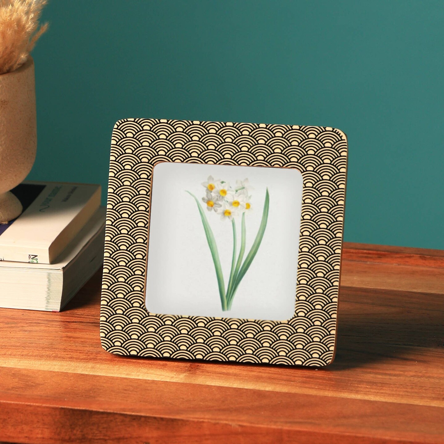 Printed Resin Round Corner Frame Clouds