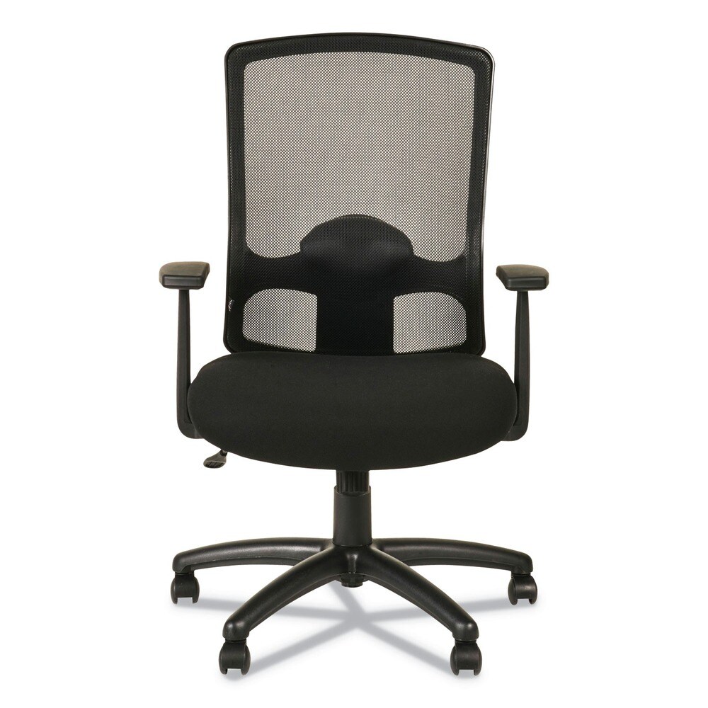 Alera Etros Series 18.11 in. to 22.04 in. Seat Height High-Back Swivel/Tilt Chair - Black