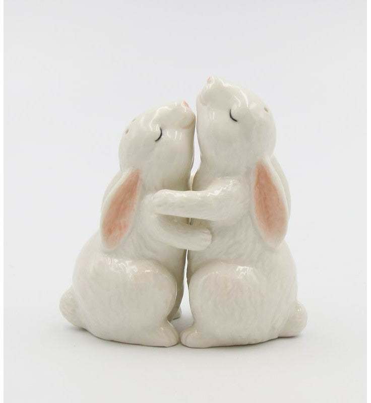 Ceramic Easter Bunny Rabbit Couple Salt and Pepper Shakers, Home Décor, Gift for Her, Gift for Mom, Kitchen Décor, Spring Décor