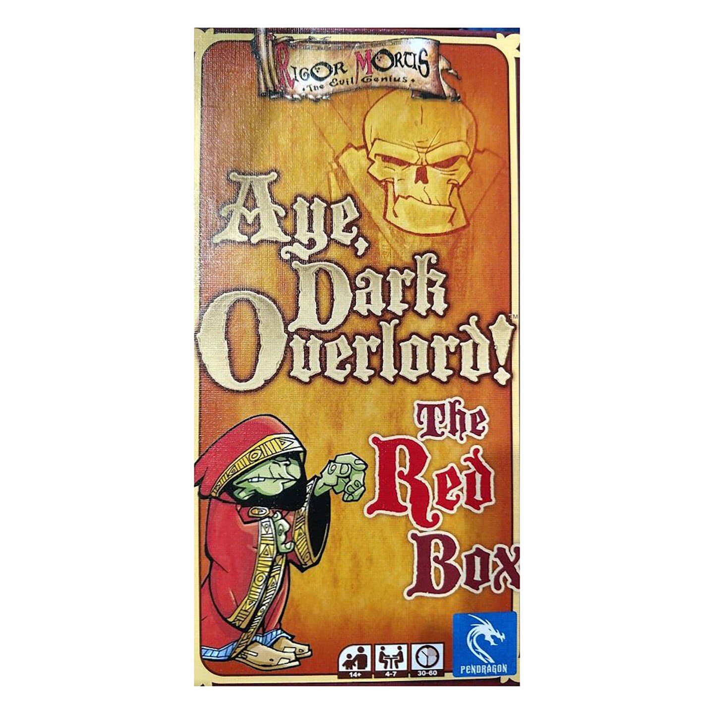 Aye, Dark Overlord! The Red Box - Card Game, Fantasy Party Game Filled With Humor, RPG Game, Pendragon Game Studio, For 4-7 Players, 30-60 Minute Playing Time, Ages 14+