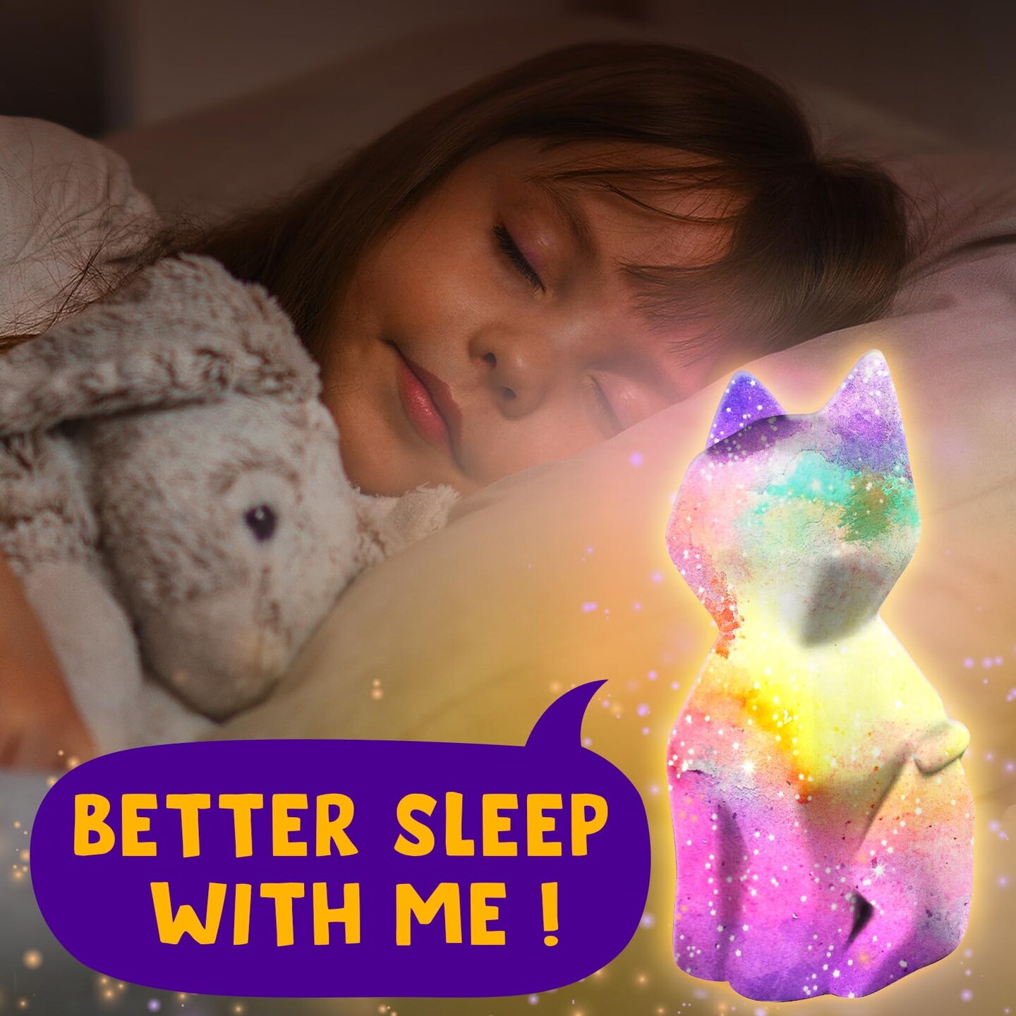 Paint Your Own Cat Lamp Kit, DIY Cat Crafts Night Light, Painting Kit Arts & Crafts for Kids Ages 8-12, Art Supplies Birthday Easter Party Holiday Gift for Teens Girls Boys Age 3 4 5 6 7 8+