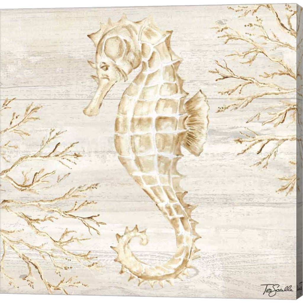 Calm Shores III by Tre Sorelle Studios 12&#x22; x 12&#x22; Canvas Wall Art