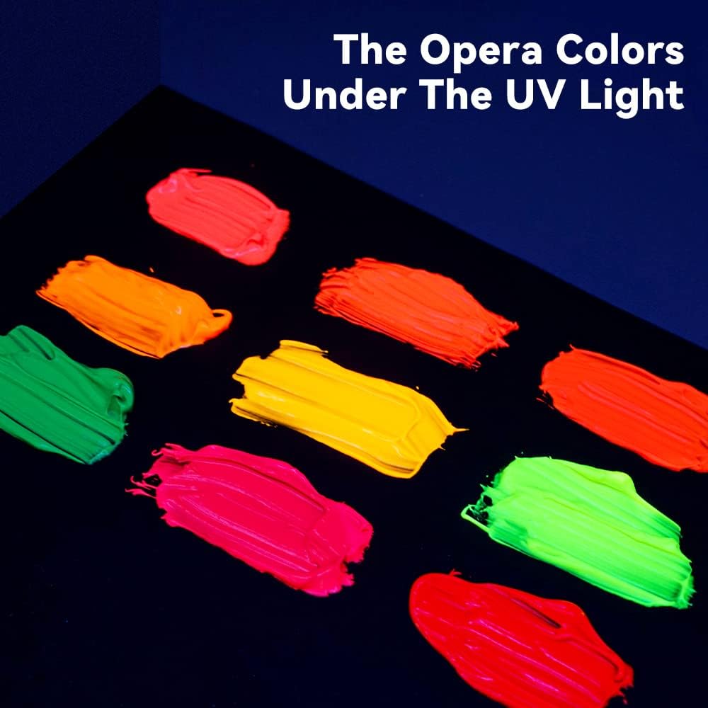 Oil Paint, 12 Neon Colors with High Saturation, 50ml Large Tubes, Faster Drying Time, Art Supplies for Artists, Students, Beginners