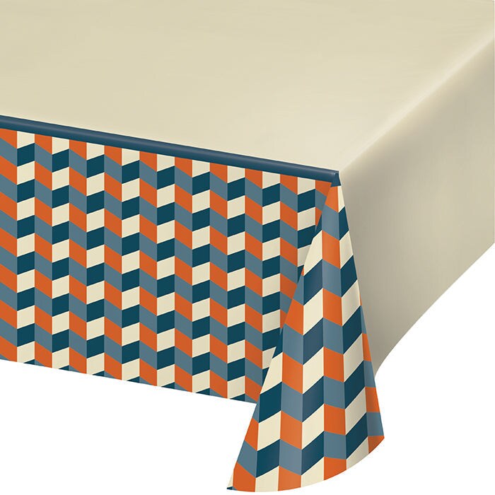 6 pc Bulk Hipster Birthday Paper Table Covers