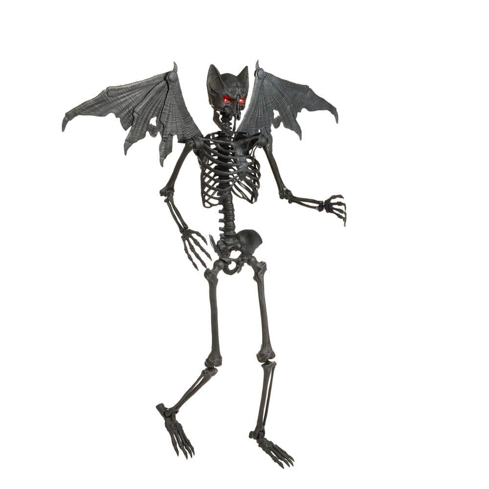 Halloween 5 ft. LED Pose N Stay Bat Skeleton