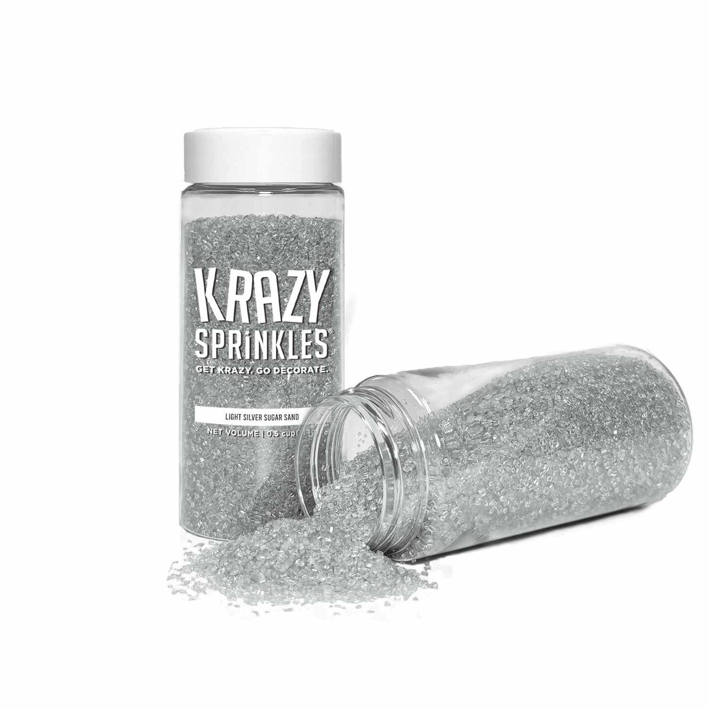 Light Silver Sugar Sand Sprinkles