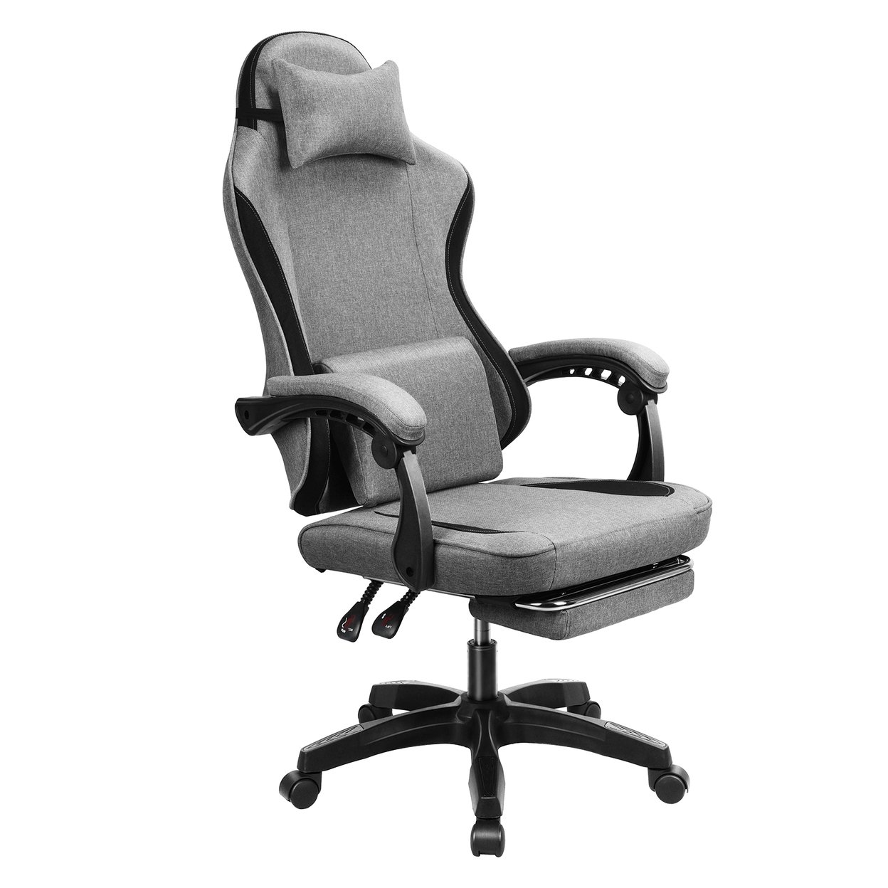 Gaming Chair Massage Game Chair With Headrest And Backrest Ergonomic Computer