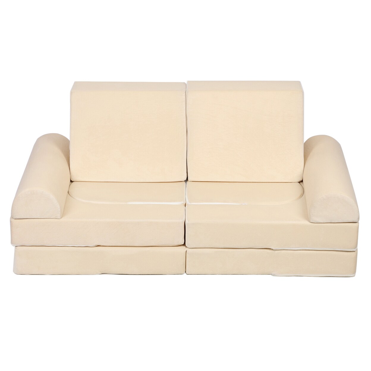 Ultimate Modular Kids Play Couch Toddler Play Sofa Sponge Filling Block Play Couch Children Detachable Play Modular