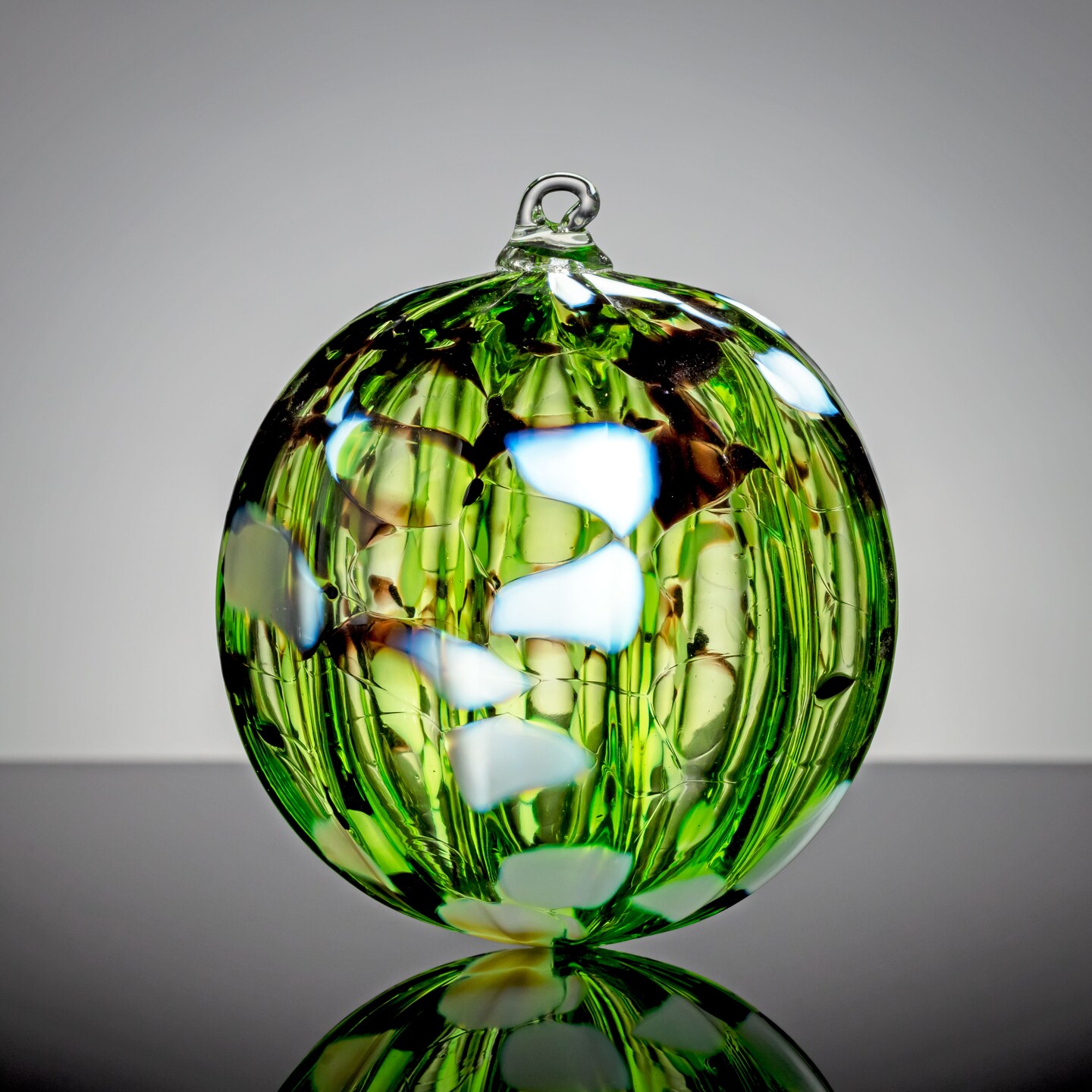 Irish Moss - Hand Blown Glass Ornament 374641482486775808