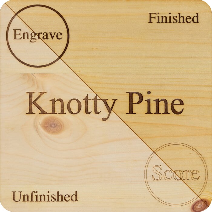 6mm or 3mm, 12”x19” Premium Unfinished or Finished Two Sided with MDF Core, Glowforge Ready | Walnut, Cherry, Maple, Red Oak, White Oak, Alder, Pine, Cedar, Sapele, Mahogany, Hickory, Bamboo