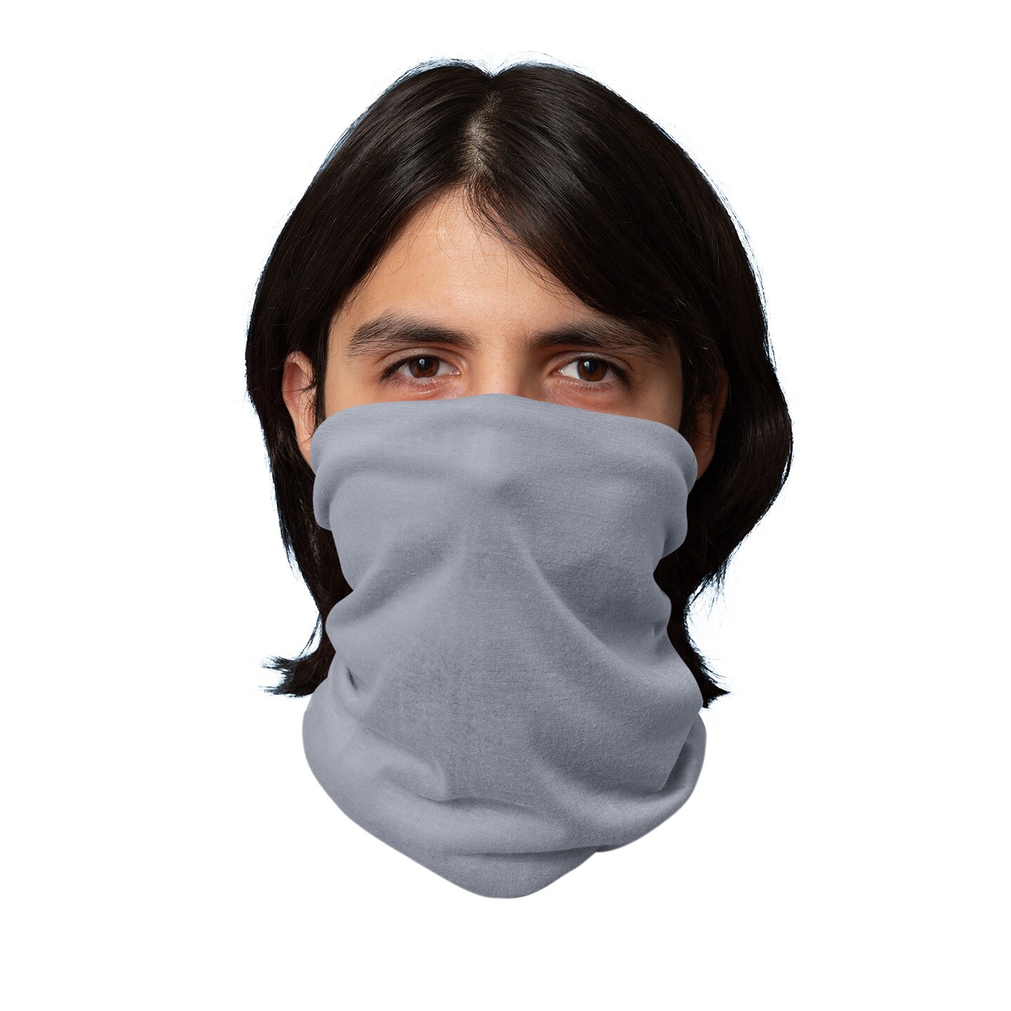 Face Cover Mask Neck Gaiter Elastic and Microfiber Tube Neck Warmer- Pack of 4