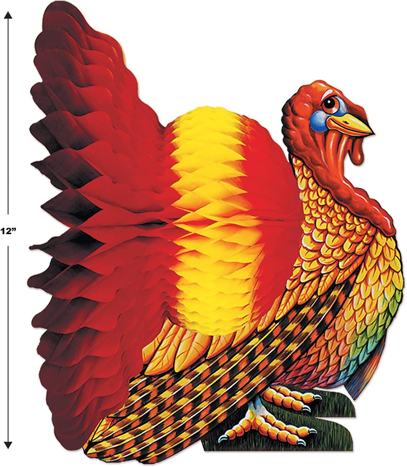 Tissue Turkey Centerpiece - 12&#x22;
