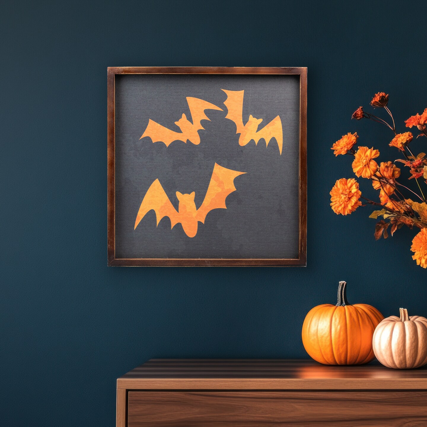 Northlight Halloween Bat Silhouettes Wall Hanging Decoration - 15.75"