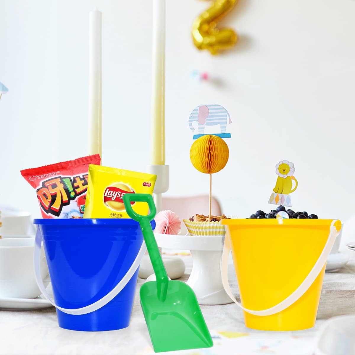 24 Set Buckets Pail with Shovels