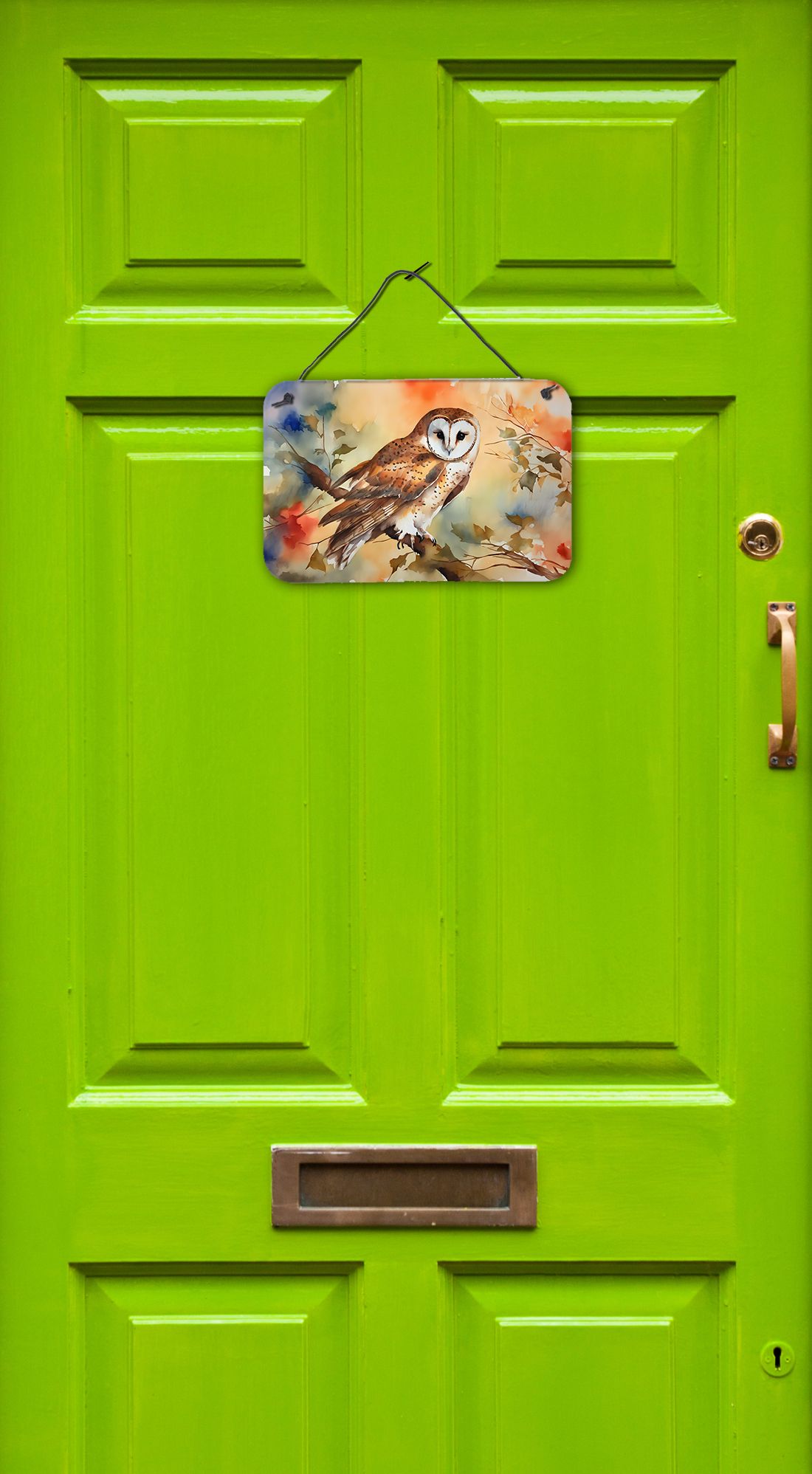 Edge Collections - Multicolor - Hanging metal plaque - 1 Piece