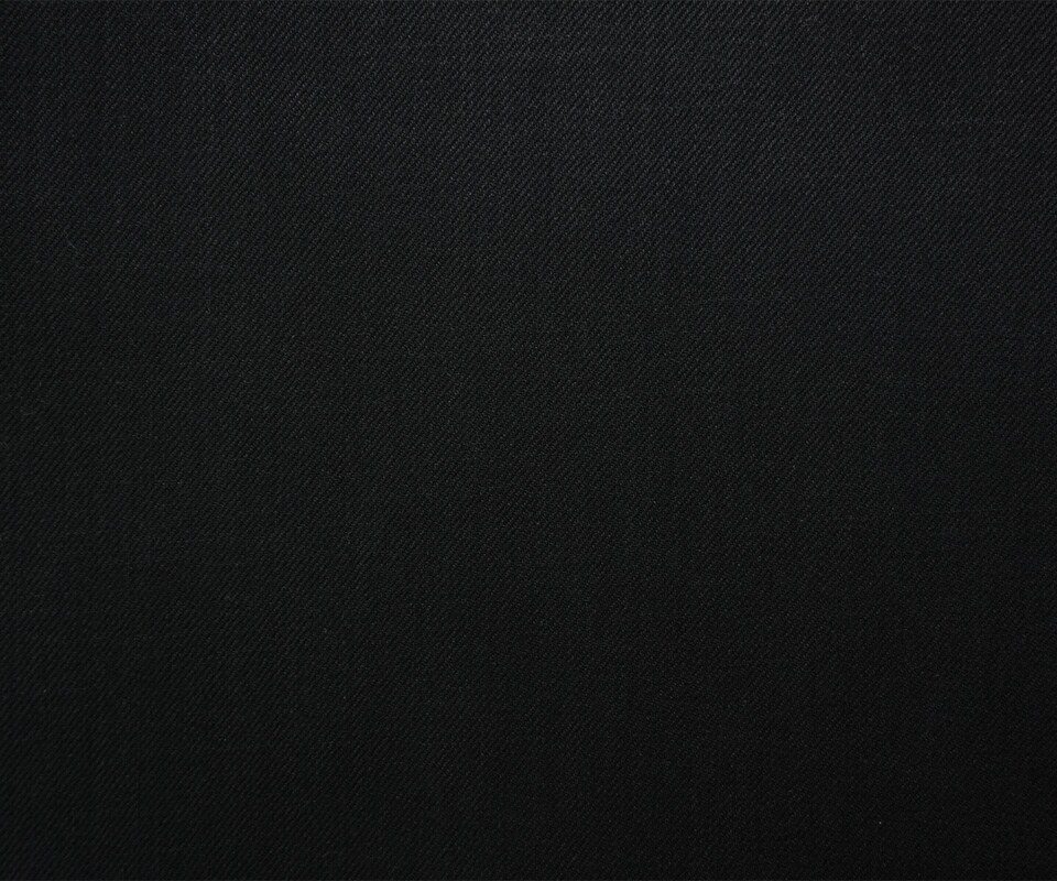 Midnight Black 12 oz. Cotton Solid Denim Twill Woven Fabric By the Yard