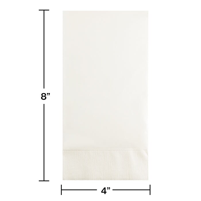 White Guest Towel, 3 Ply (16/Pkg)