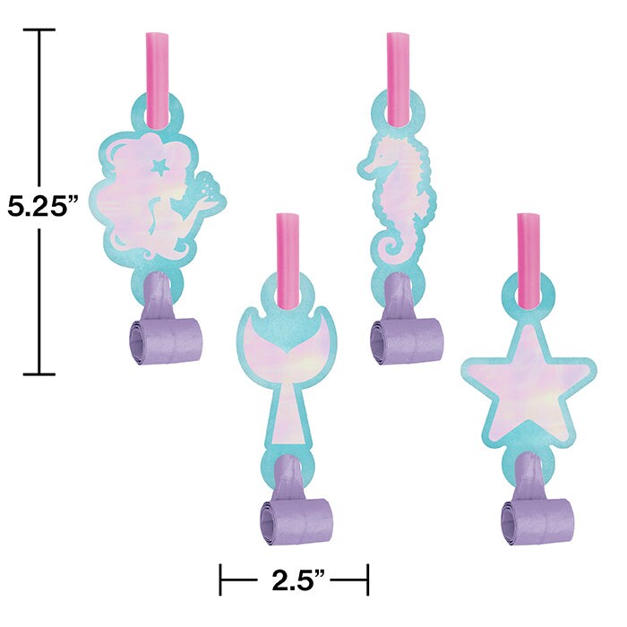 Mermaid Shine Blowouts W/ Med, Irid (8/Pkg)