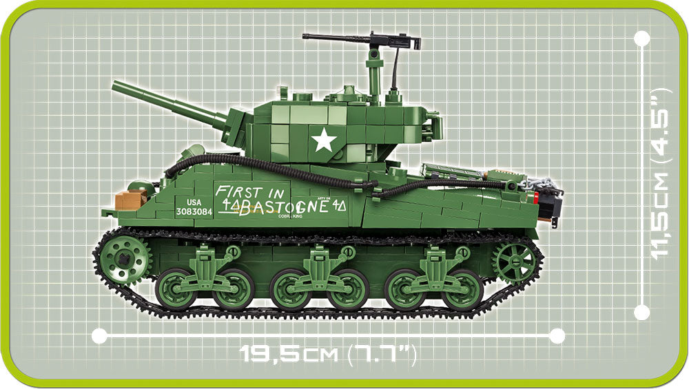 COBI Historical Collection Sherman M4A3E2 &#x22;Jumbo&#x22; Tank