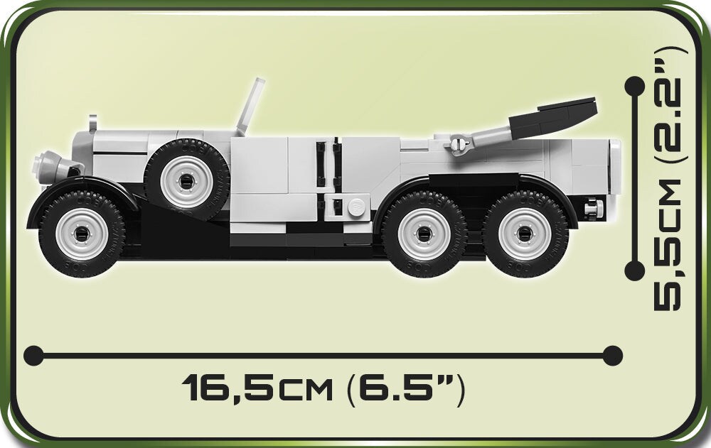 COBI Historical Collection 1939 Mercedes G4 Vehicle