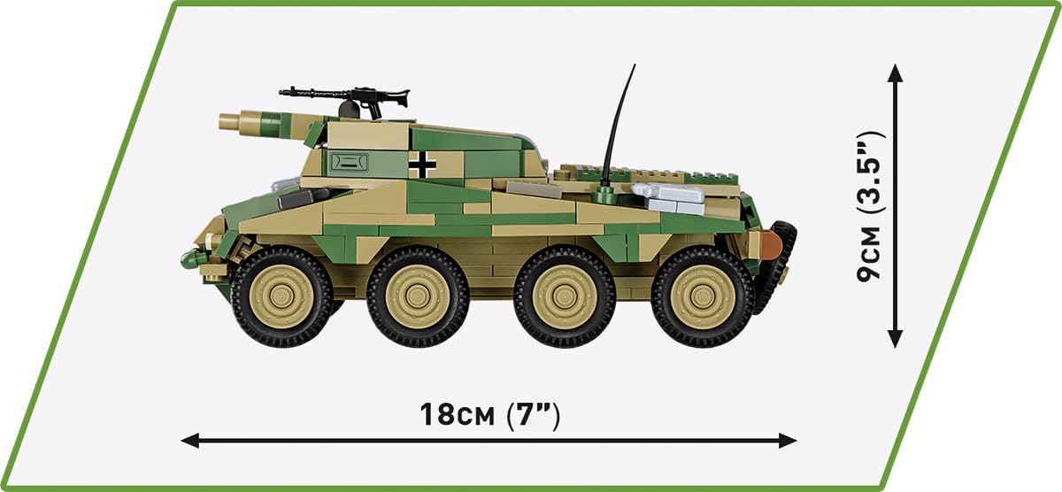 COBI Historical Collection WWII Sd.Kfz 234/3 STUMMEL Vehicle