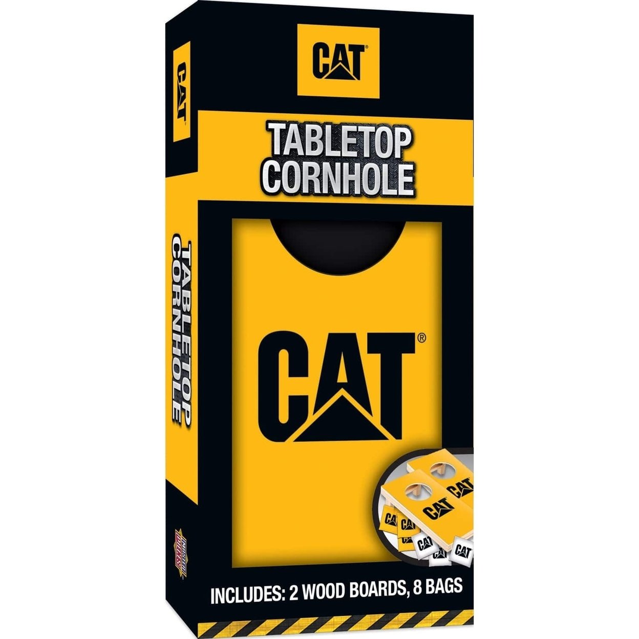 Caterpillar Cat Tabletop Cornhole Game