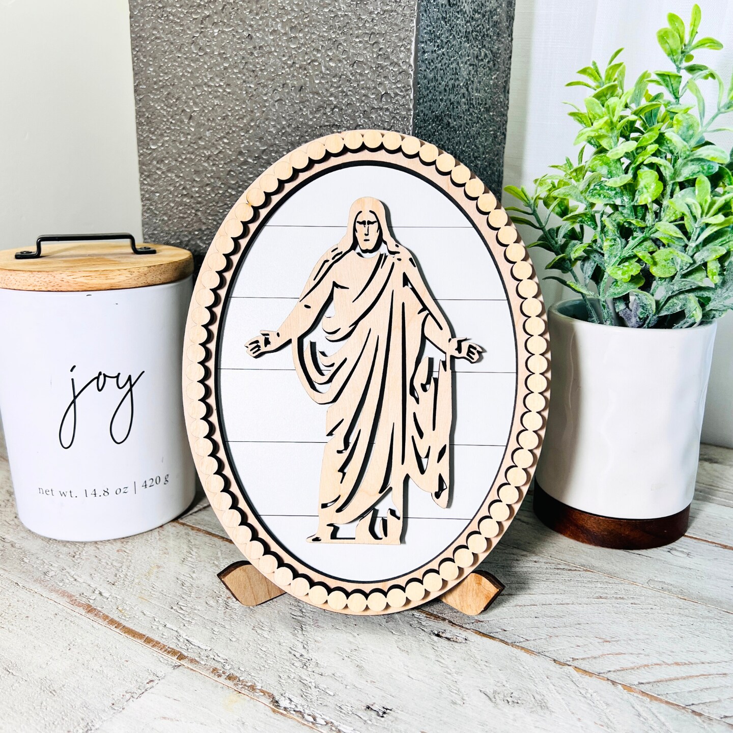 La'cryma Christi【Resurrection】直筆サイン入　セット Christ Sign Set | Laser Cut Birch Set | Resurrection Decor