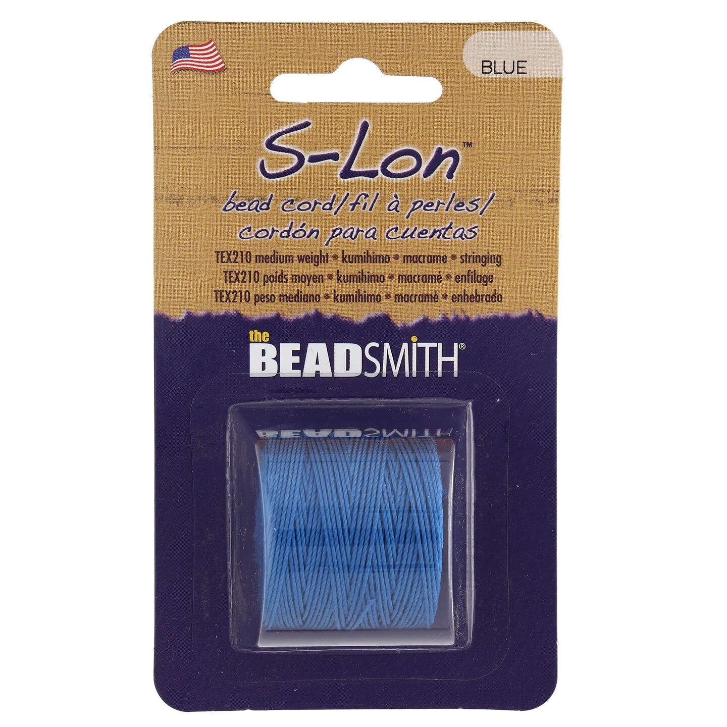 The Beadsmith S-Lon Bead Cord – .5 mm Twisted Nylon Cord for Stringing