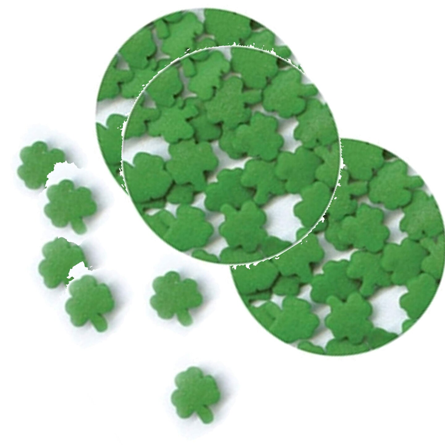 Shamrocks Shapes Confetti 5 Pound Box