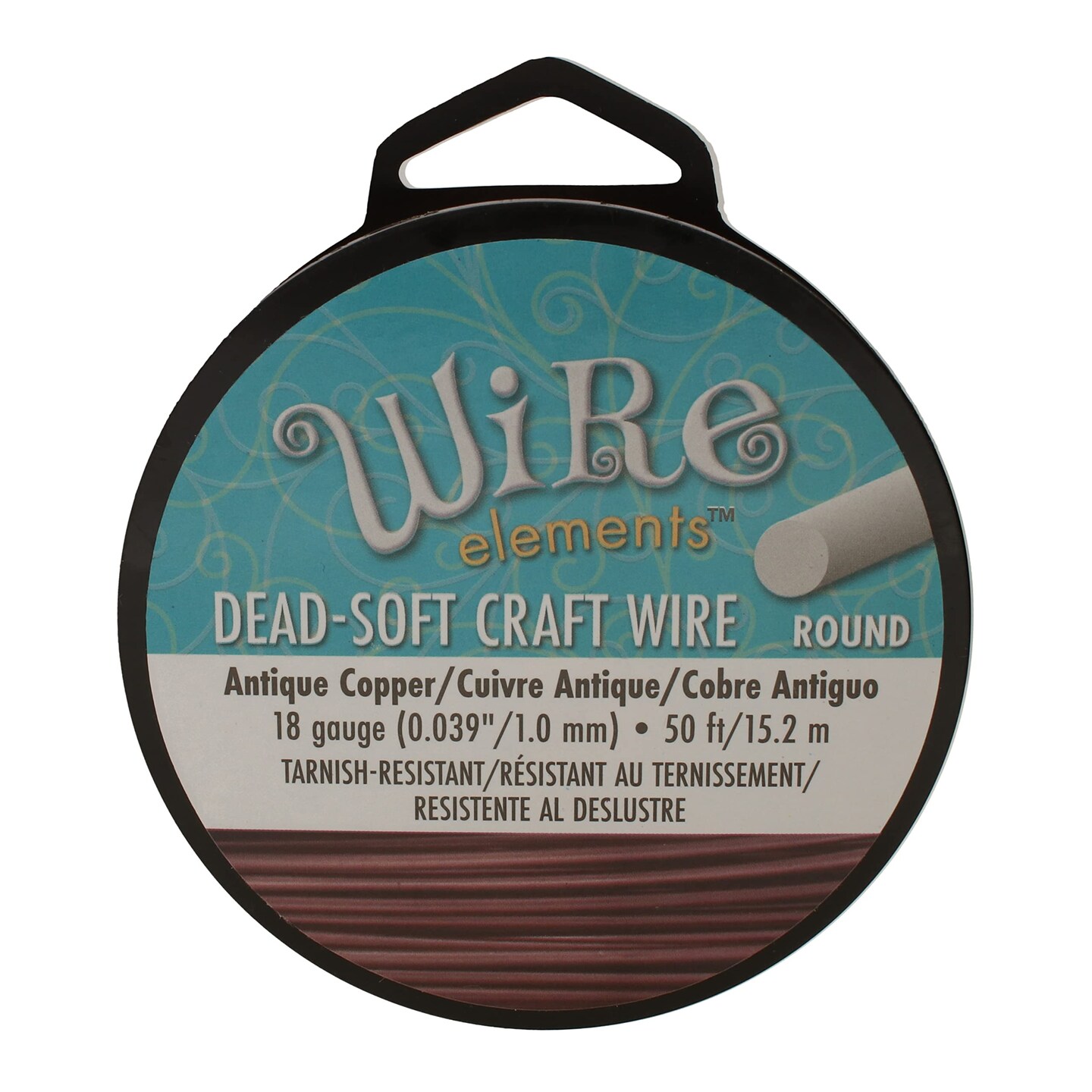 The Beadsmith Wire Elements Craft Wire – Tarnish Resistant, Soft Temper, Round