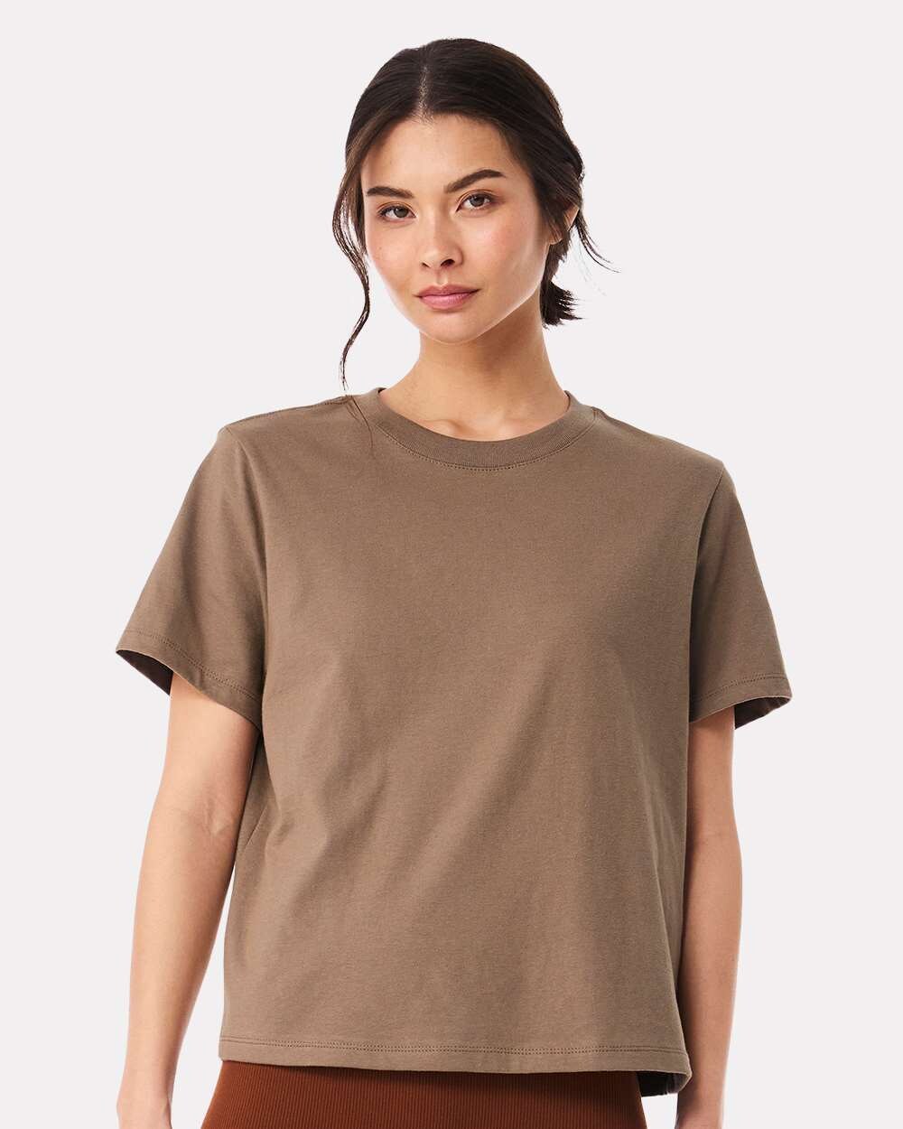 BELLA CANVAS Women’s 6 oz Premium Cotton Tee Heavyweight Soft Crewneck T-Shirt for Everyday Wear
