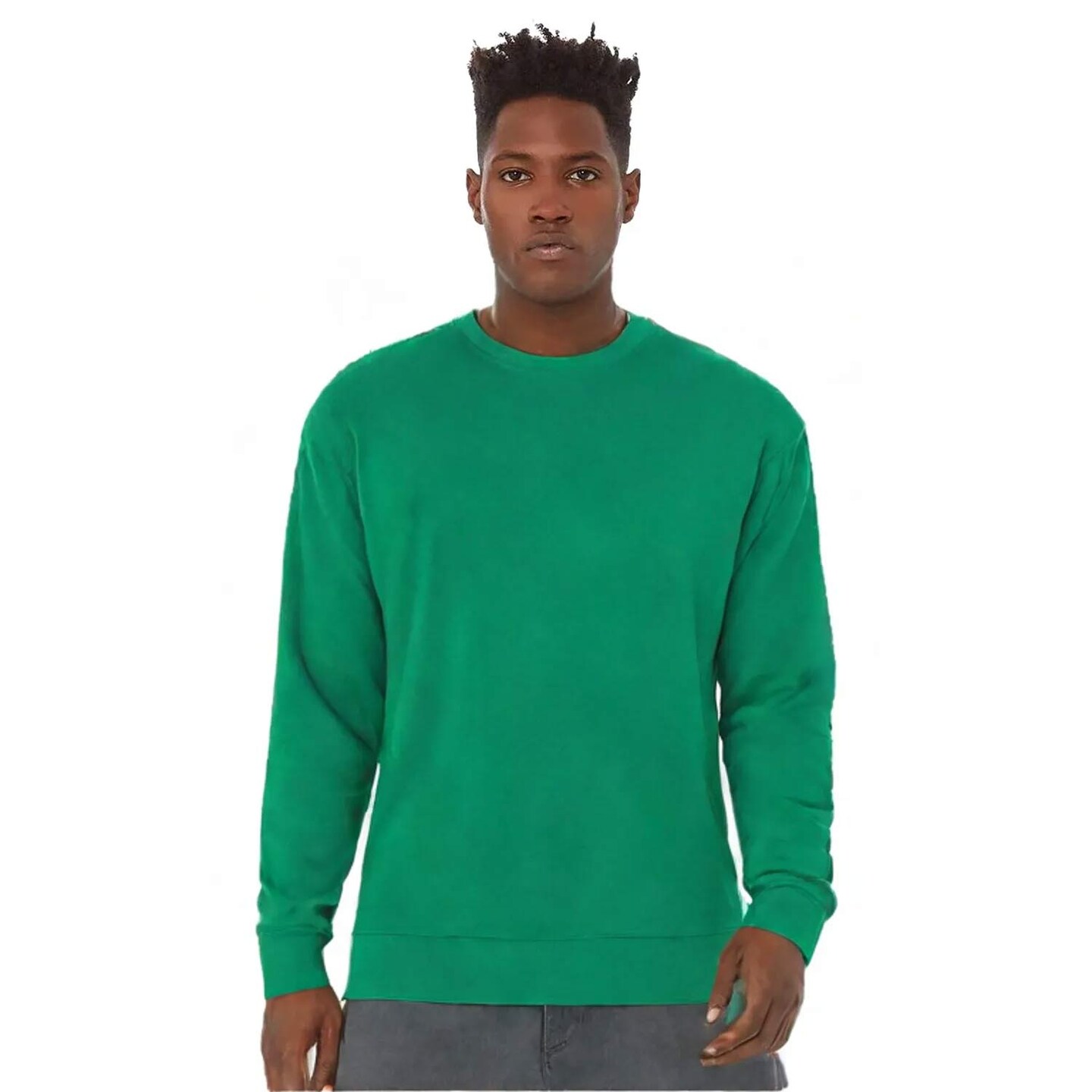 BELLA+CANVAS Sponge Fleece Drop Shoulder Crewneck Sweatshirt for Casual, Streetwear & Layering Wear