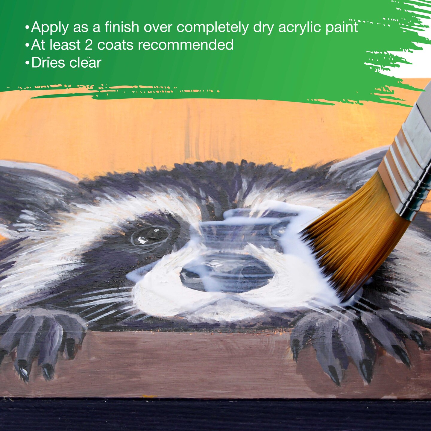 32 oz Matte Acrylic Varnish for Acrylic Painting, Permanent Clear Protection, Reduces UV & Photography Glare