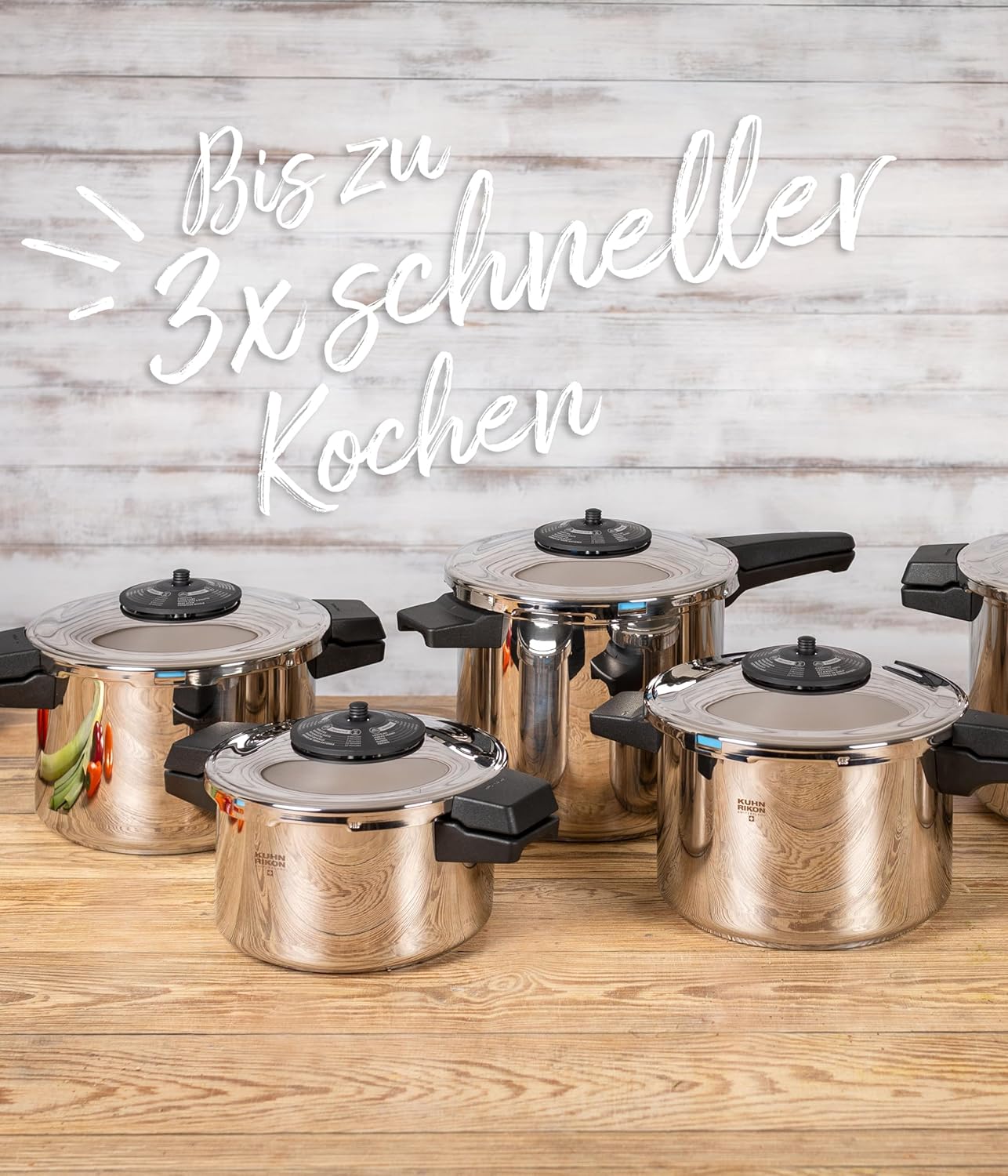 Kuhn Rikon Duromatic Classic Neo Long handle Stovetop Pressure Cooker, 7.4-Quart