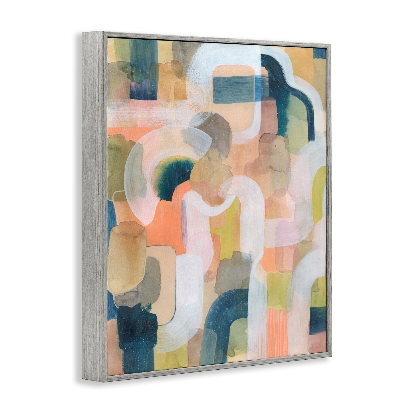 Stupell Industries Layered Curved Arches Framed Giclee Wall Art Design by Joris Hoefnagel