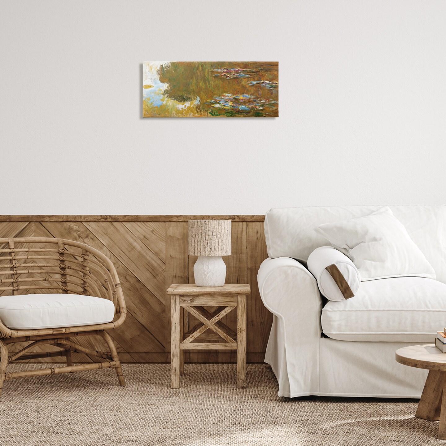 Stupell Industries Classic Monet Water Lily Pond Canvas Wall Art Design by one1000paintings