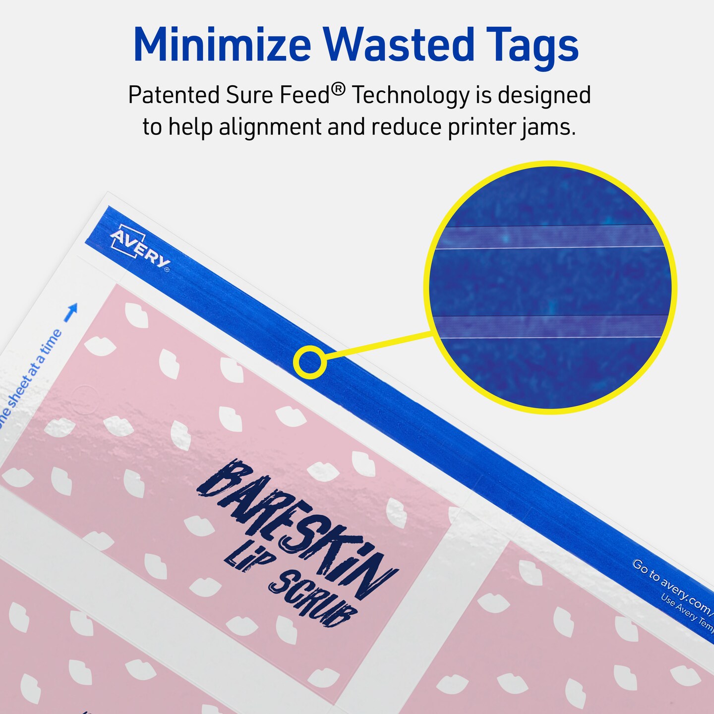 2&#x22; x 3-1/2&#x22; Rectangle, Glossy White Printable Tags