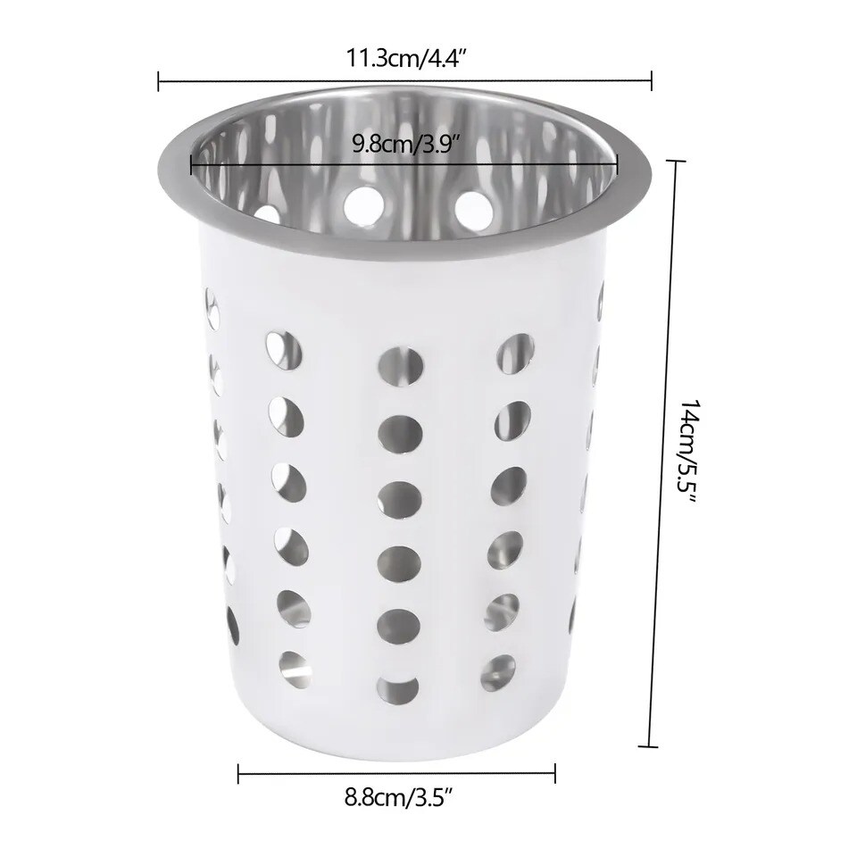 Removable 4 Tray Utensil Holder Flatware Organizer Kitchen Cutlery Storage