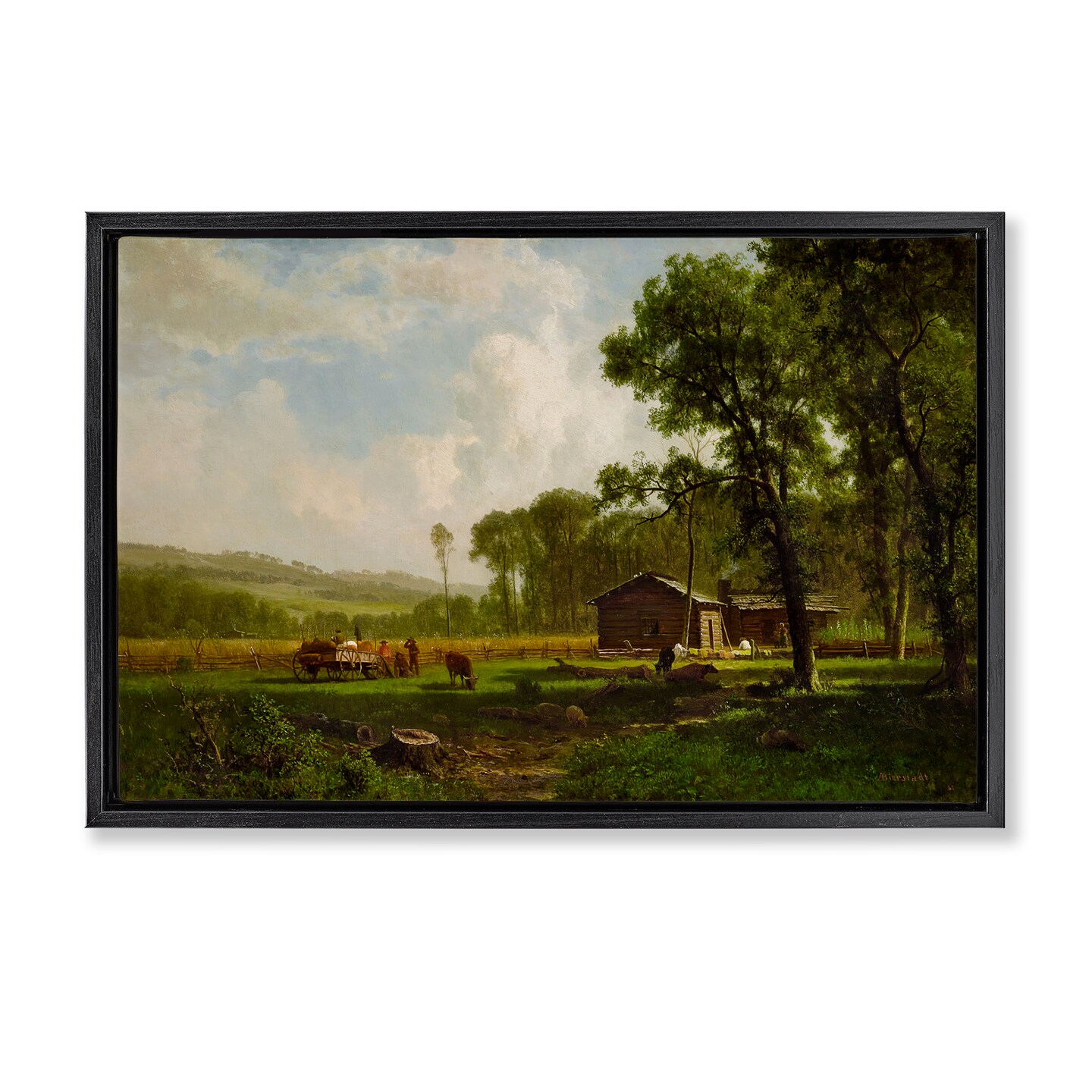 Stupell Industries Early Settlers Classical Framed Floater Canvas Wall Art Design by one1000paintings