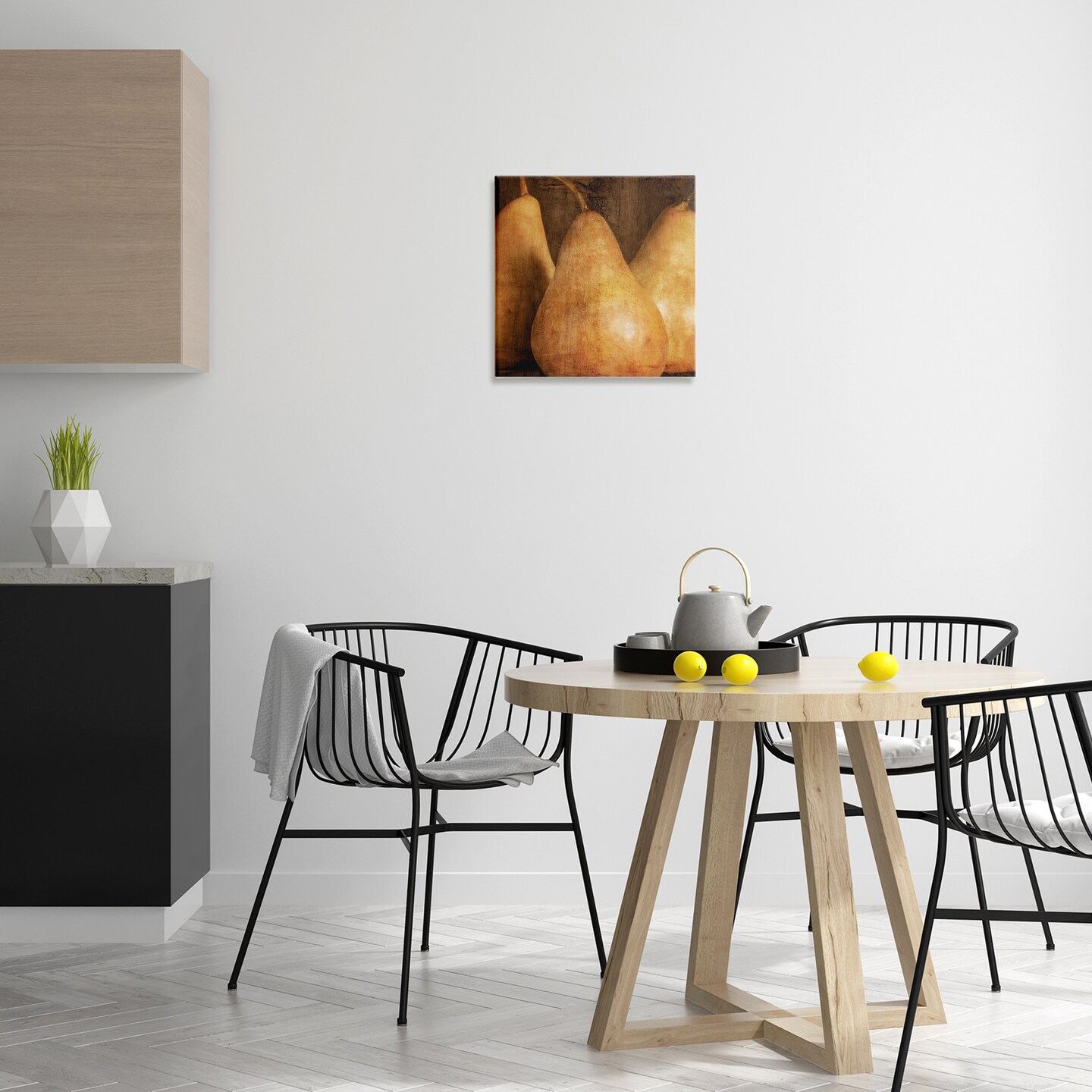 Stupell Industries Rustic Vintage Pears Canvas Wall Art Design by Caroline Kelly