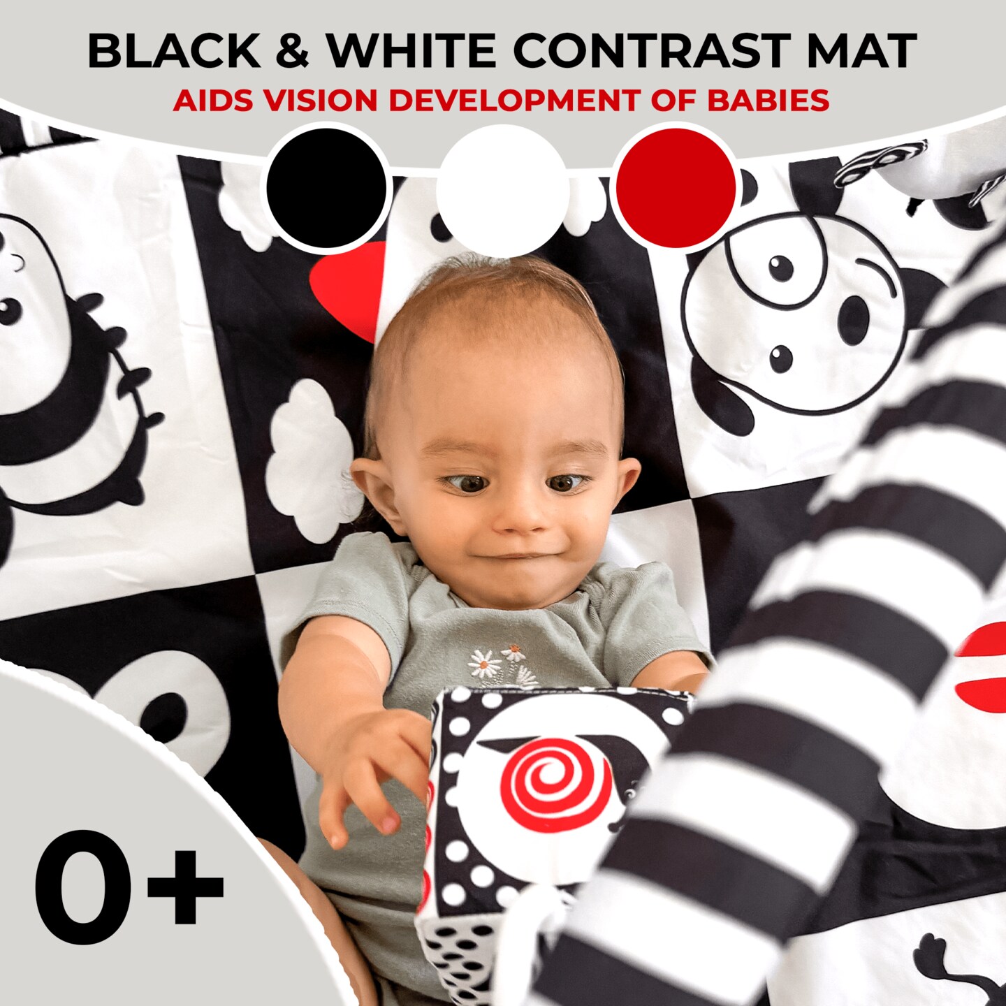 Floor Square Playmat for Babies with Sound Toys