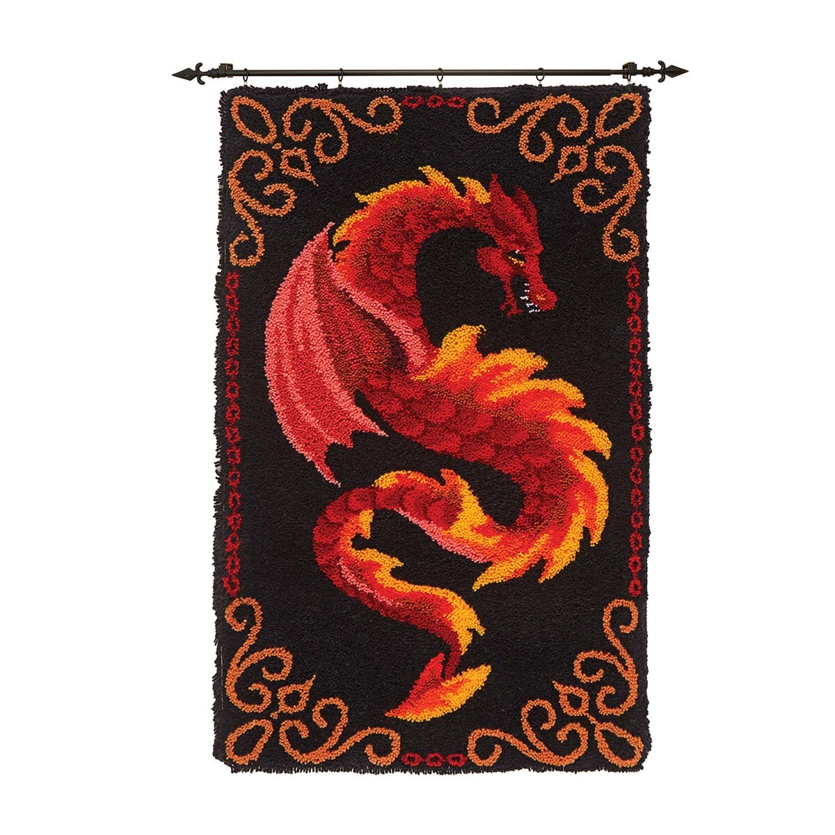 Herrschners  Fire Drake Latch Hook Kit