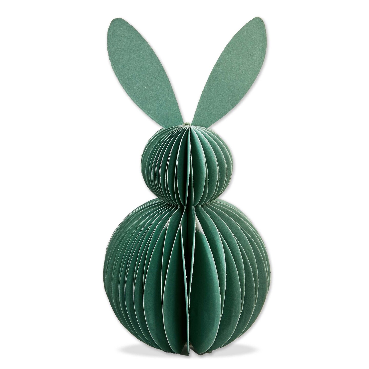 Bunny Paper Decor Small Seafoam Easter Tabletop Mantel Decorations 6.25 in