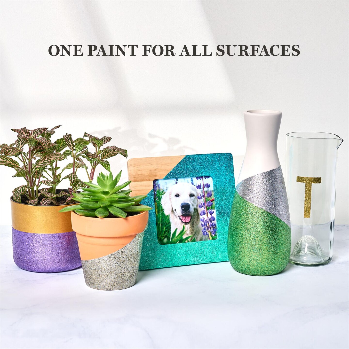 Martha Stewart&#x2122; Studio Lights Collection - Multi-Surface Glitter Paint Set - 10 pc. - 68708