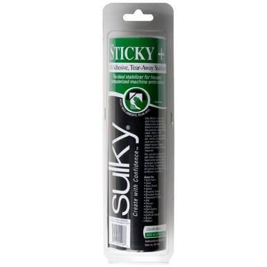 Sulky Sticky + Stabilizer  - White - 8 1/4&#x27;&#x27; x 6 yd. Roll