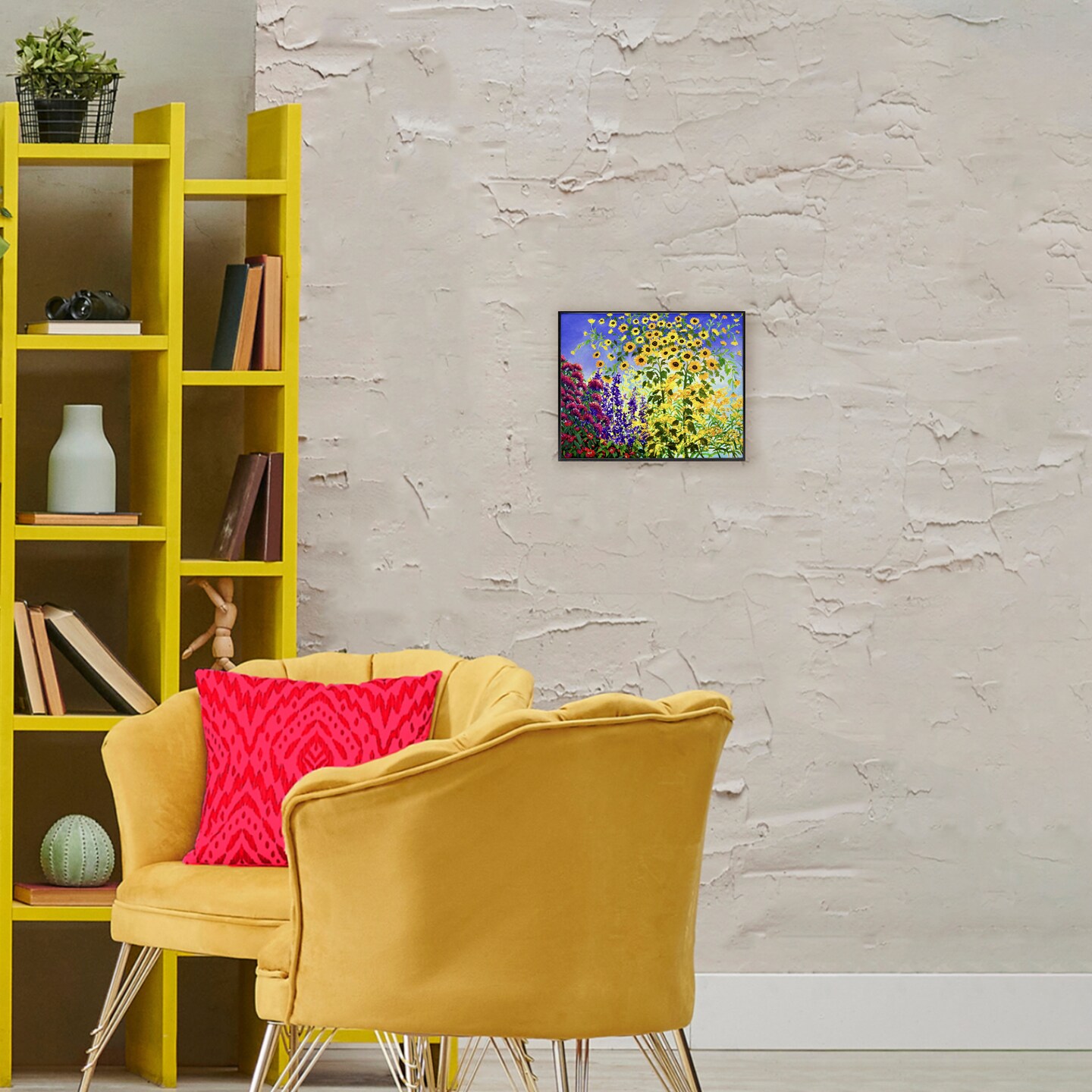 Stupell Industries Looming Sunflowers Spring Garden Framed Giclee, design by Lee Ann Zirbes