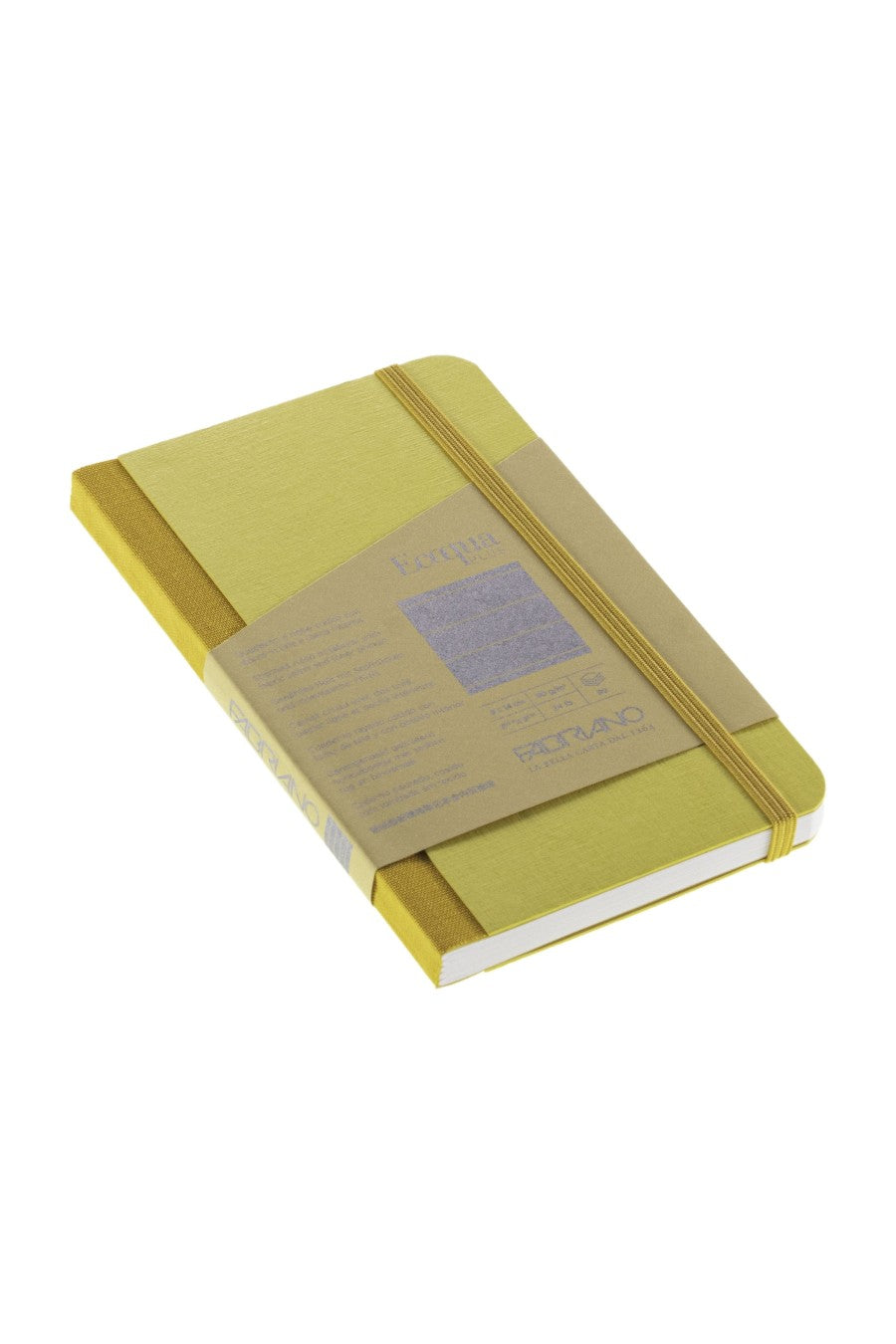 Fabriano Ecoqua Plus Sewn Bound 100% Italian made Notebook, 3.5" x 5.5", 90gsm, 80 Sheets