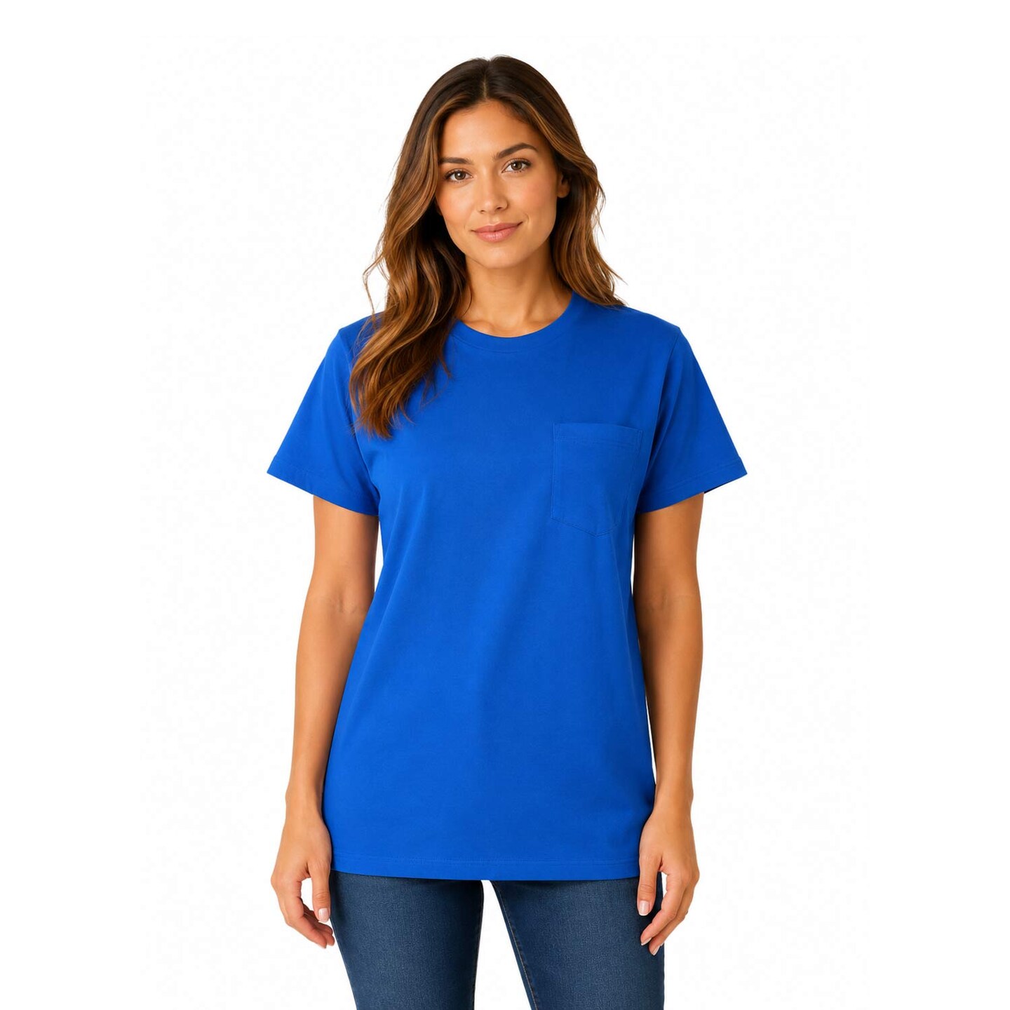 Gildan Unisex DryBlend Pocket Crewneck Short Sleeve T-Shirt for