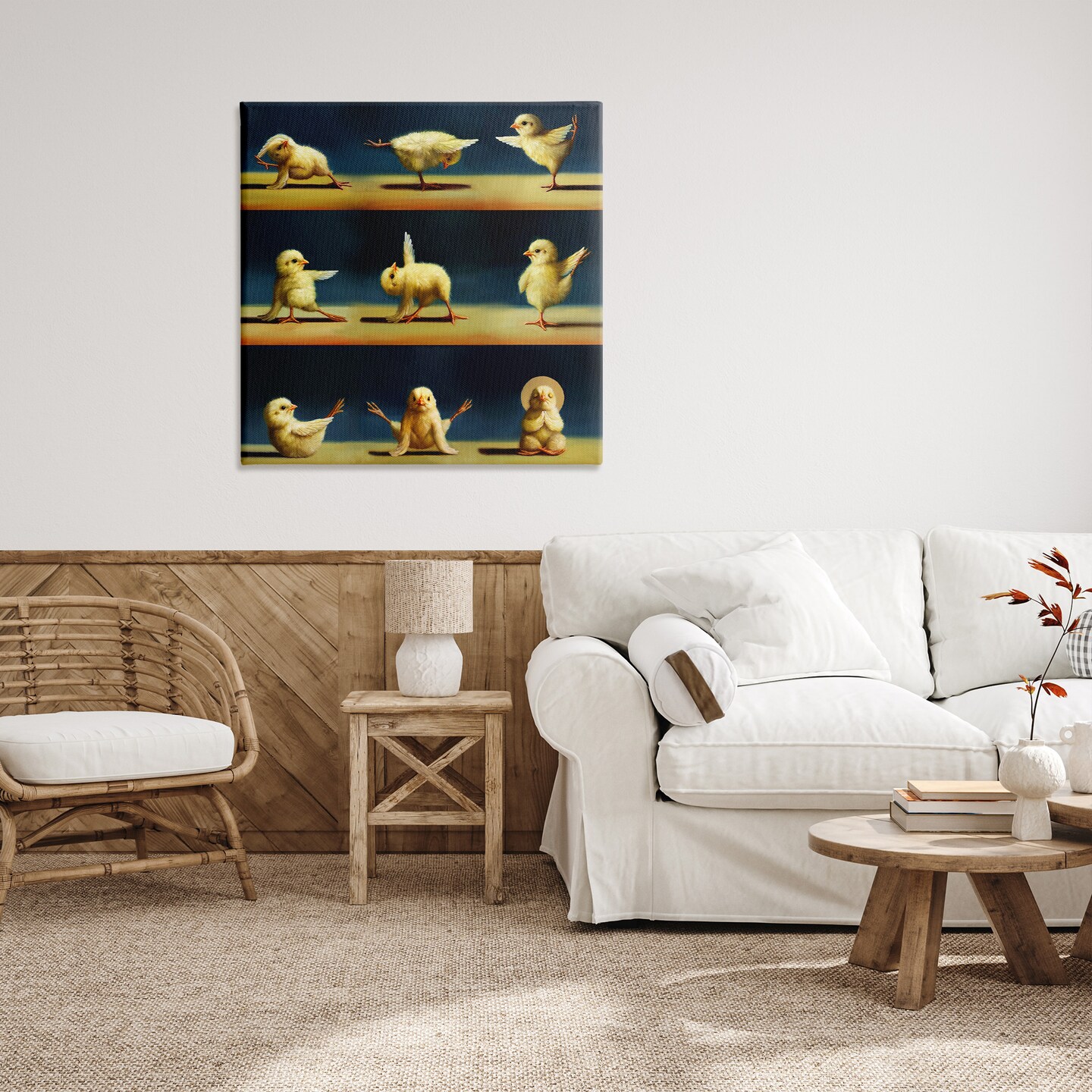 Stupell Industries Yoga Chicks Stretching Meditation Canvas Wall Art