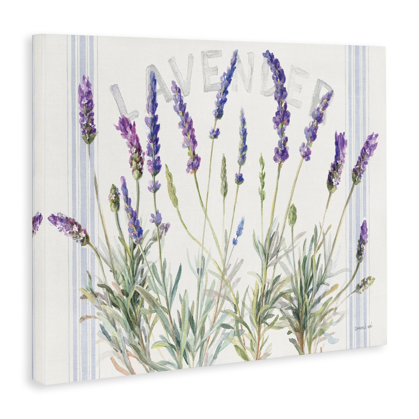 Stupell Industries Lavender Floral Cluster Canvas Wall Art